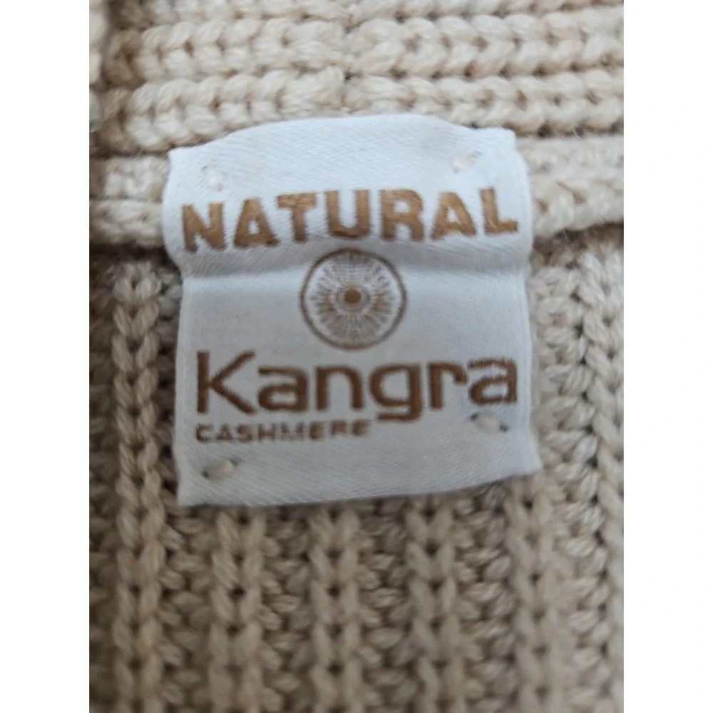 Kangra 100% Cashmere   Cardigan Chunky Knit Sweater Buttons New With Tags Sz 46